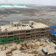 An overview shows the site of the explosions on August 12, 2015 at the Binhai new district, Tianjin, China, August 9, 2016.